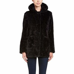 OFFERS WELCOME! Kenneth Cole New York Women's Leisure Teddy Coat Black Sz XS